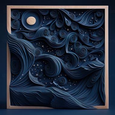 3D model st starry night (STL)